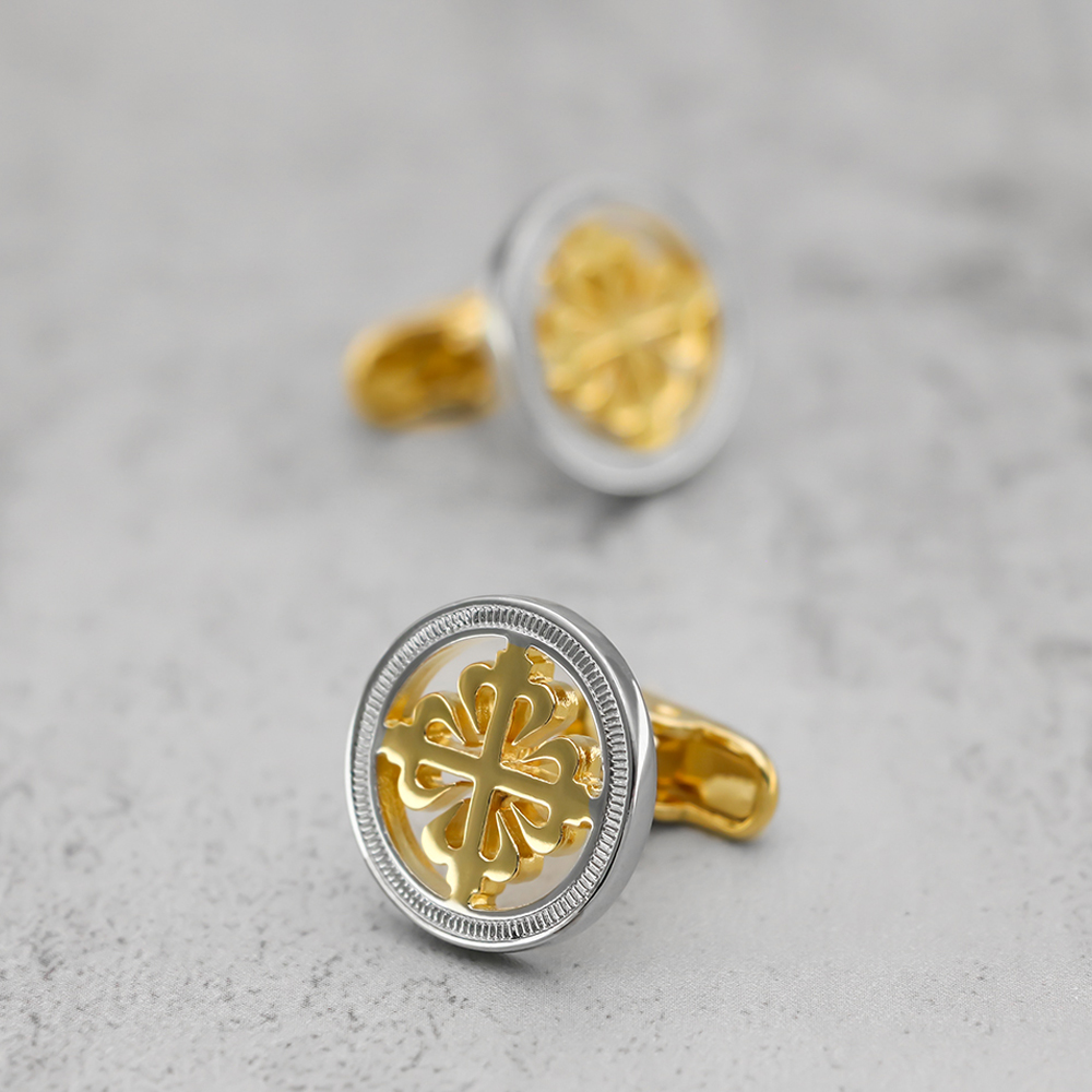 Wedding Supply Factory - Gemelli di lusso con fiori di