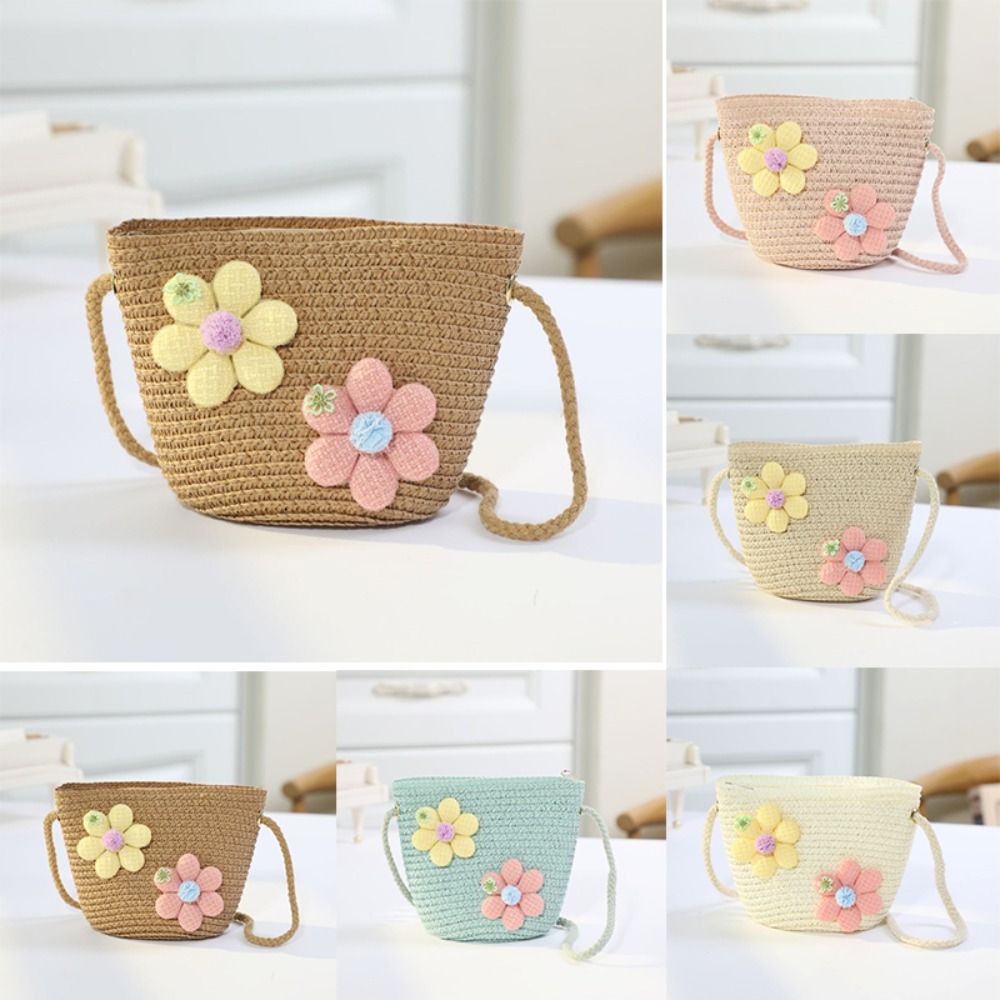 Borsa a tracolla in paglia int - Flower Girl Basket recensione e prezzo