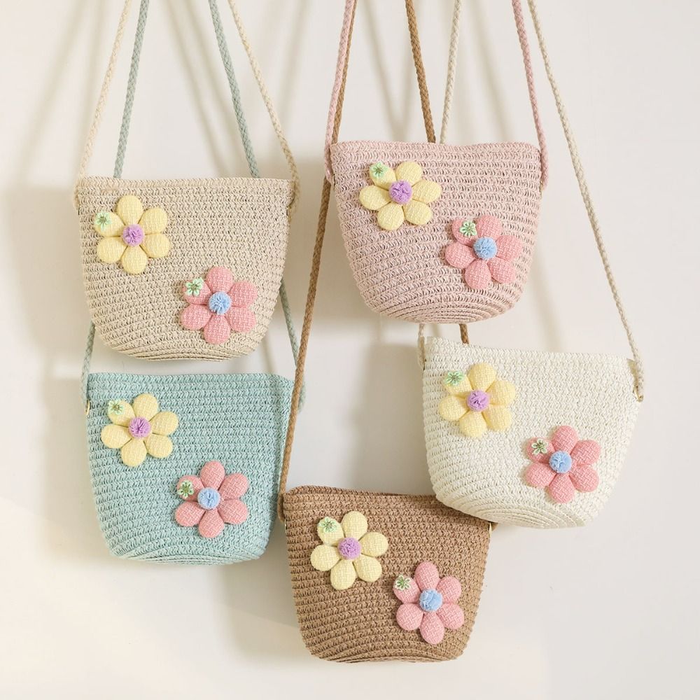 Borsa a tracolla in paglia int - Flower Girl Basket recensione e prezzo