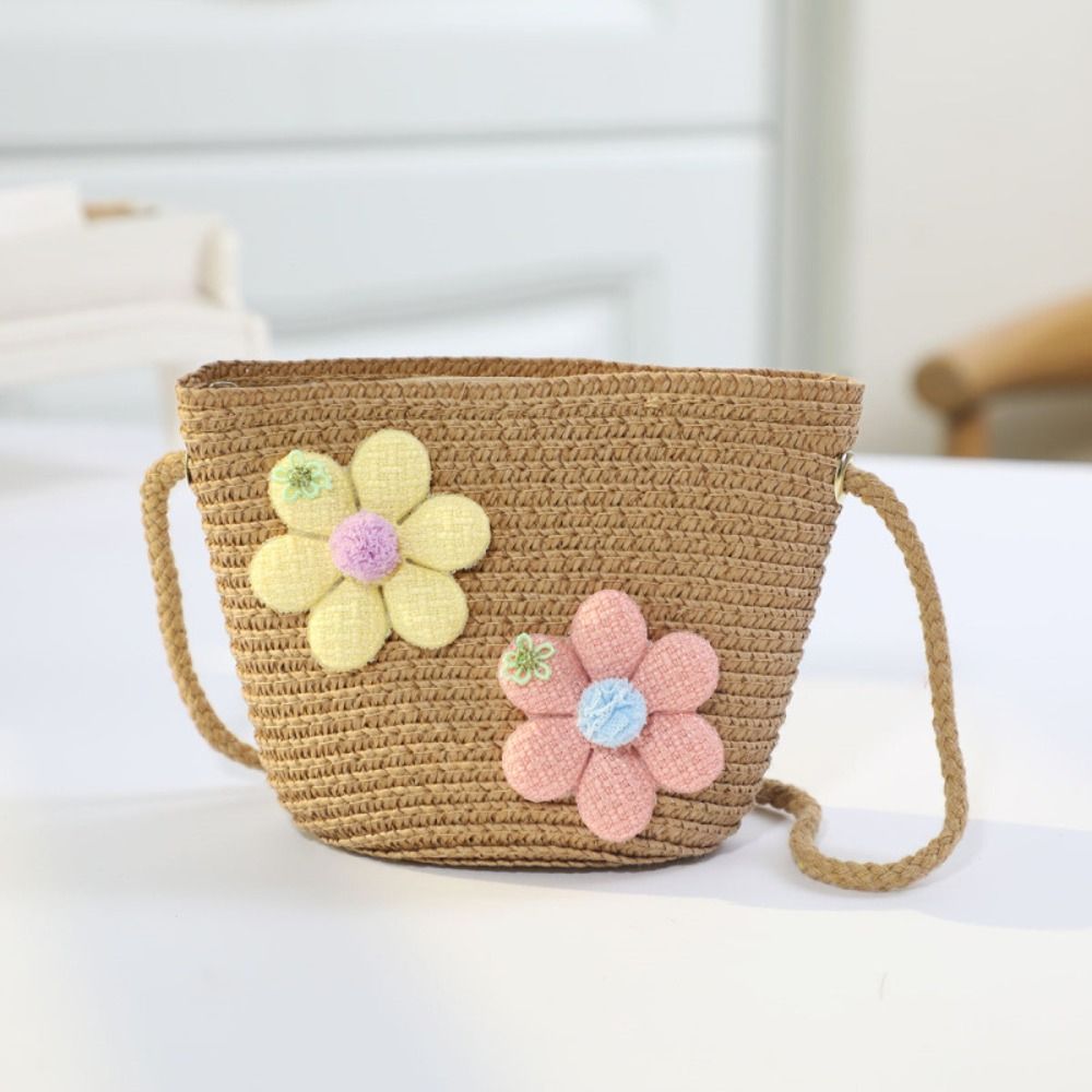Borsa a tracolla in paglia int - Flower Girl Basket recensione e prezzo